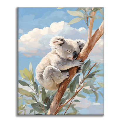 Koala a riposo - Dipingere con i Numeri