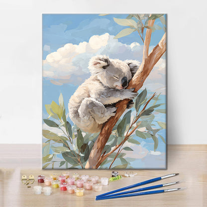 Koala a riposo - Dipingere con i Numeri