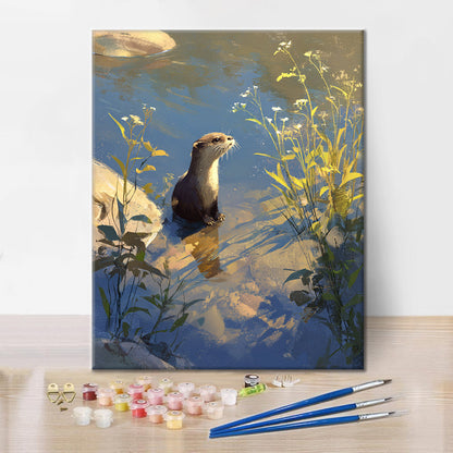 Riverside Otter - Dipingere con i Numeri