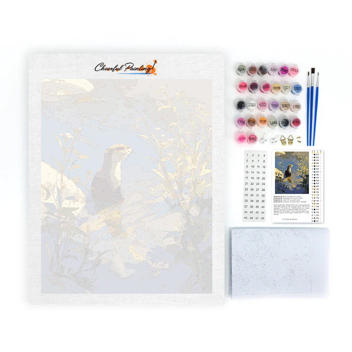 Riverside Otter - Dipingere con i Numeri