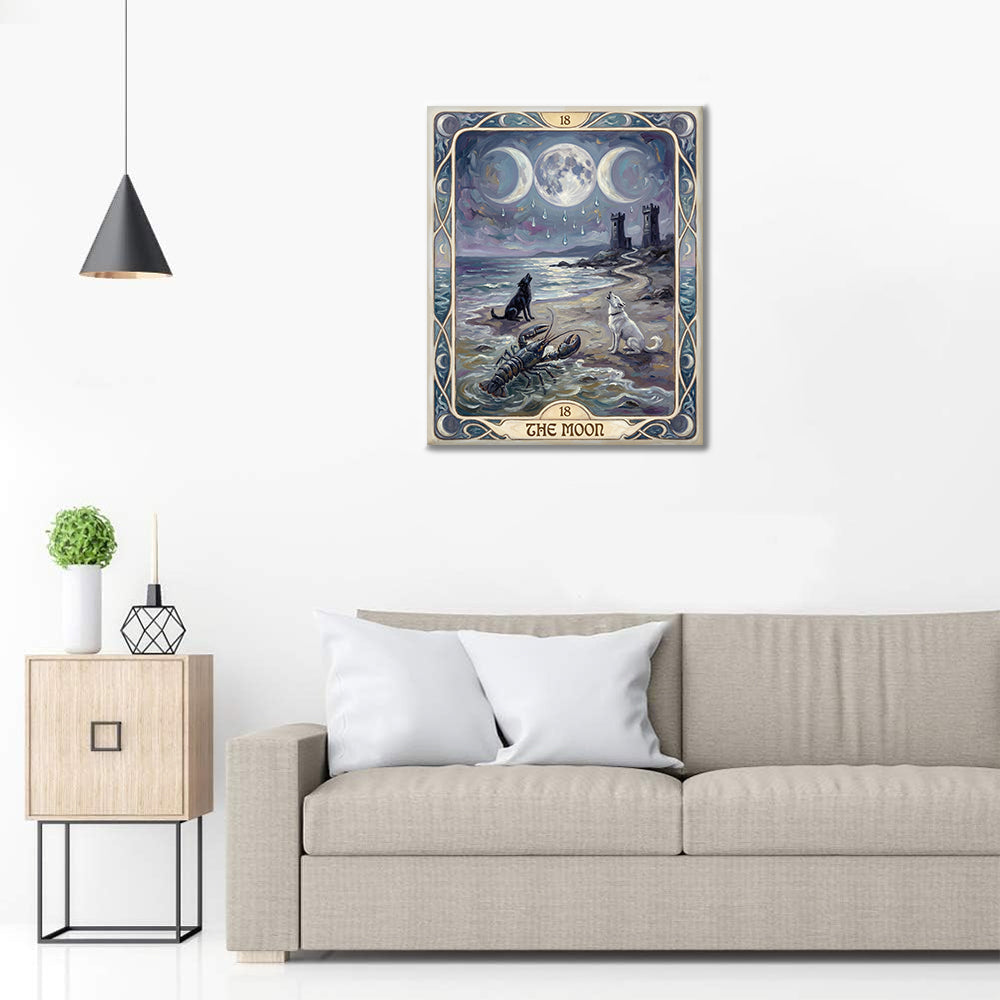La Luna - Dipingere con i Numeri