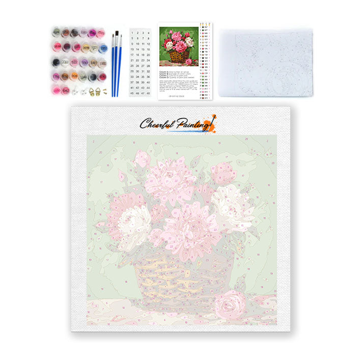 Amore sbocciato - Mini Pittura per numeri