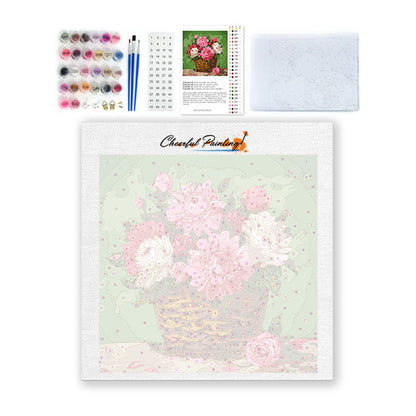 Amore sbocciato - Mini Pittura per numeri