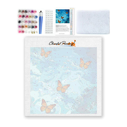 Volo Ceruleo - Mini Pittura per numeri