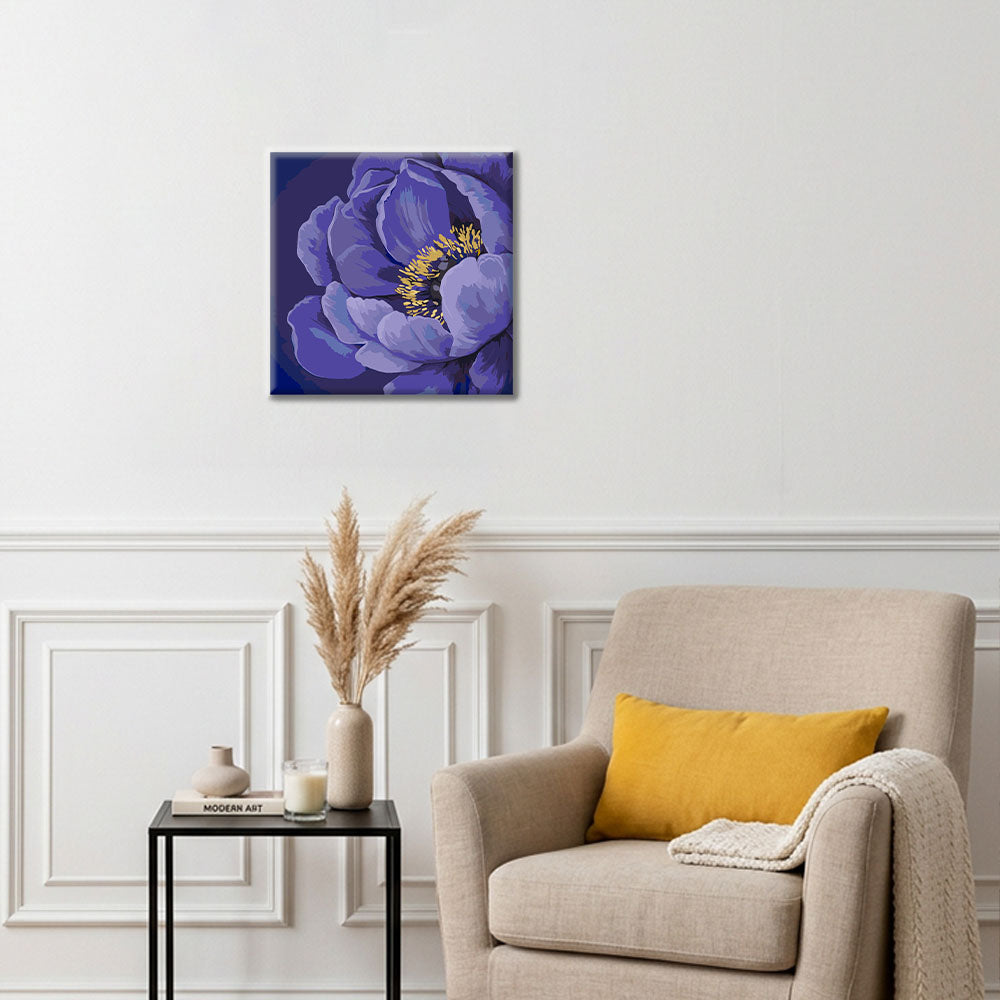 Fiore di Mezzanotte - Mini Pittura per numeri
