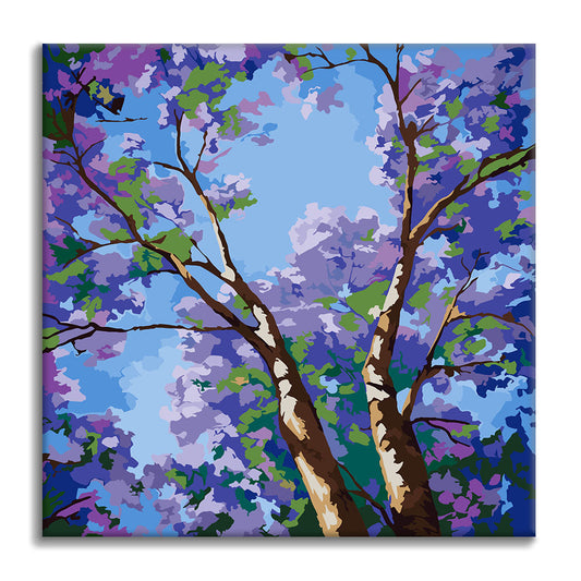 Cappottina Viola - Mini Pittura per numeri