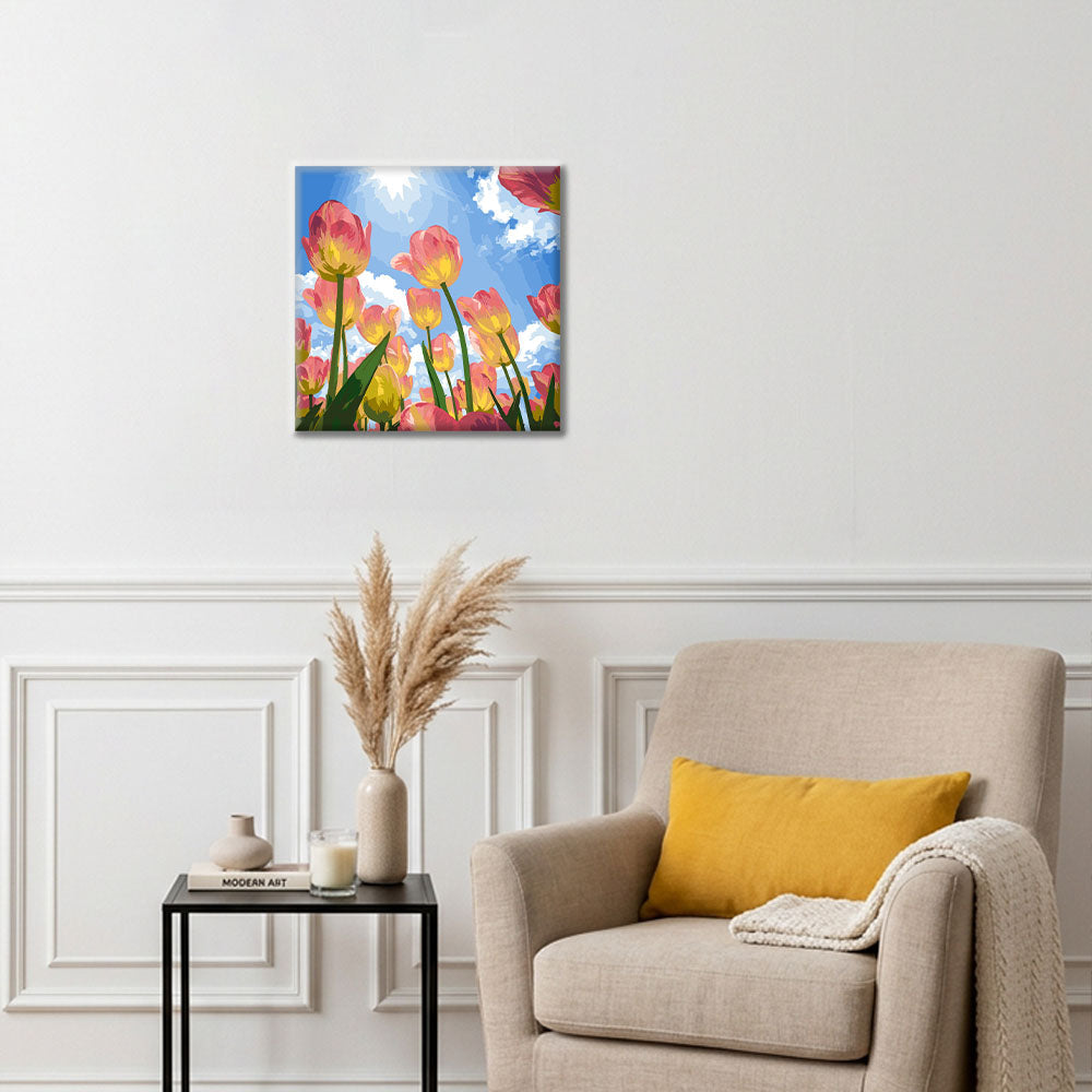 Sogno di Tulipano - Mini Pittura per numeri