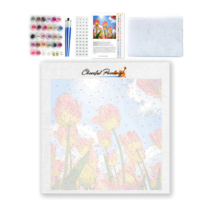 Sogno di Tulipano - Mini Pittura per numeri