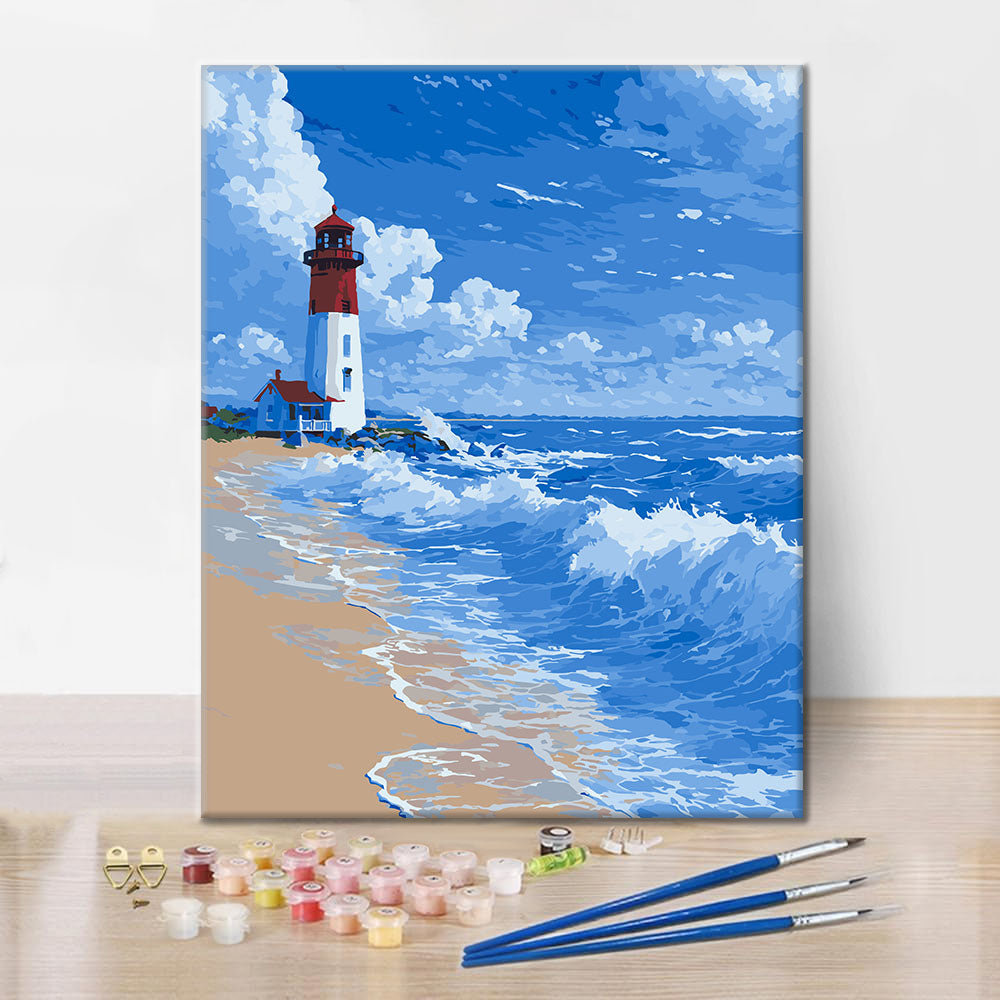 Faro - Onde - Dipingere con i Numeri