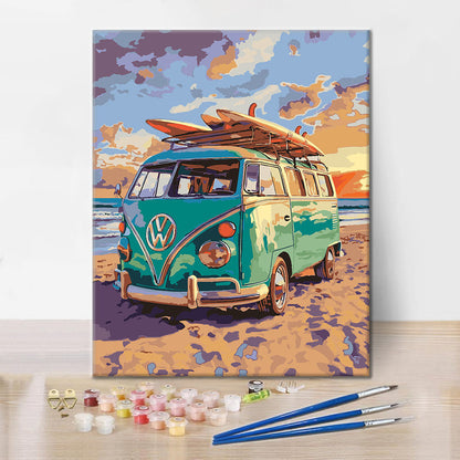 station wagon - Dipingere con i Numeri