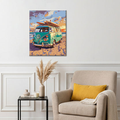 station wagon - Dipingere con i Numeri