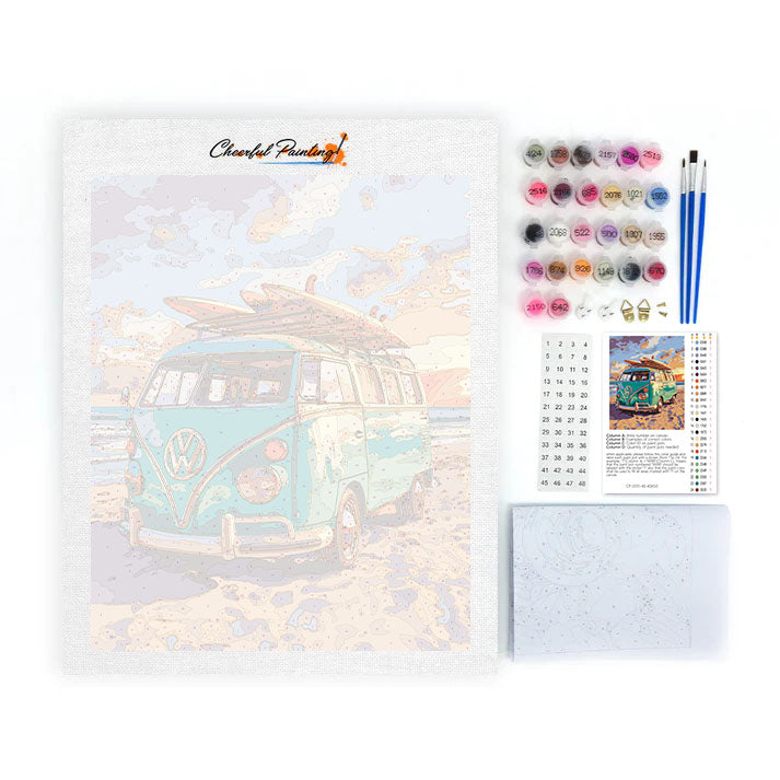station wagon - Dipingere con i Numeri