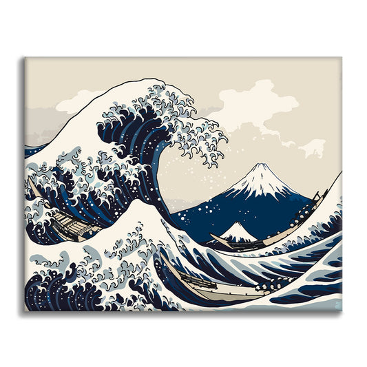 Onde e barche - Dipingere con i Numeri