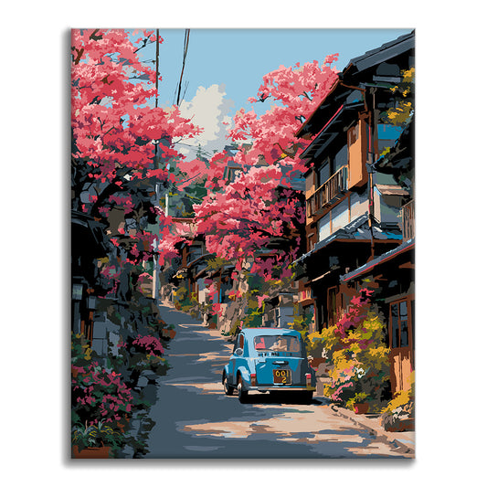 Il tram di Blossom Street - Dipingere con i Numeri