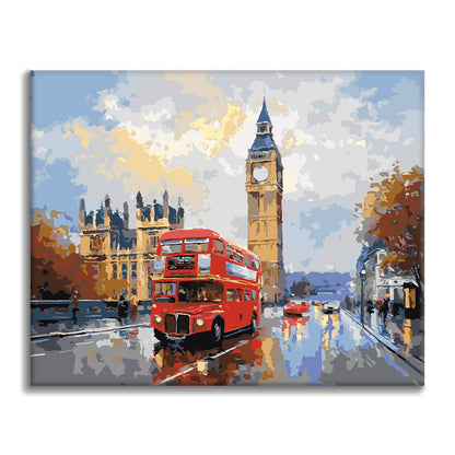 Itinerario Rosso di Londra - Dipingere con i Numeri