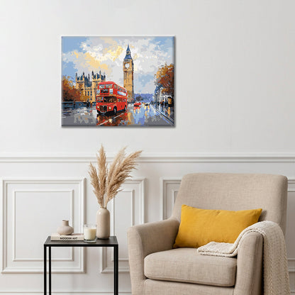 Itinerario Rosso di Londra - Dipingere con i Numeri