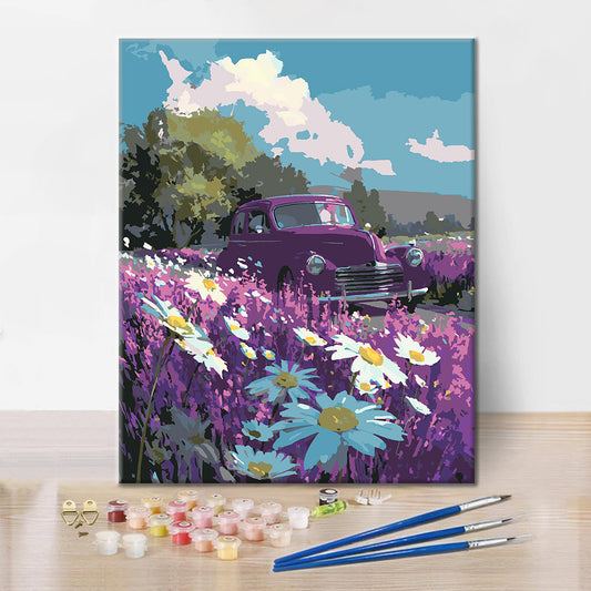 Purple Field Ride - Dipingere con i Numeri