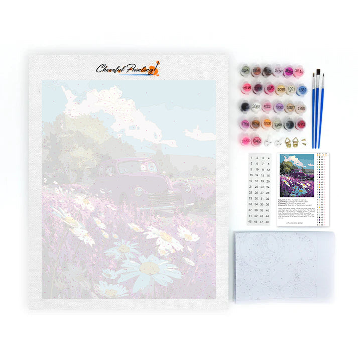 Purple Field Ride - Dipingere con i Numeri