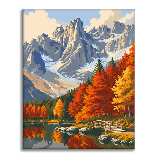 Riflesso d’autunno – Dipingere con i Numeri
