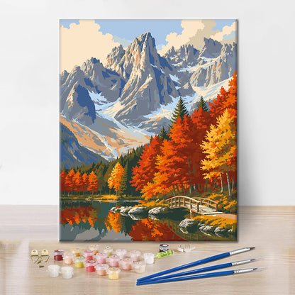 Riflesso d’autunno – Dipingere con i Numeri