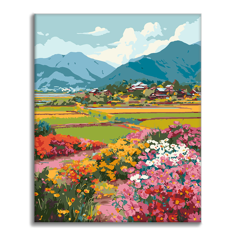 Valle in fiore – Dipingere con i Numeri
