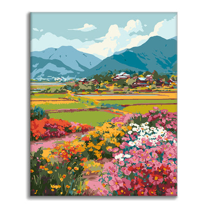Valle in fiore – Dipingere con i Numeri