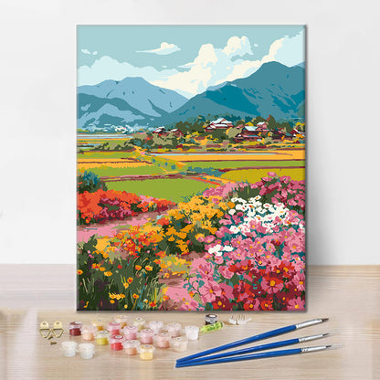 Valle in fiore – Dipingere con i Numeri