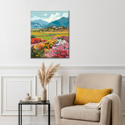 Valle in fiore – Dipingere con i Numeri