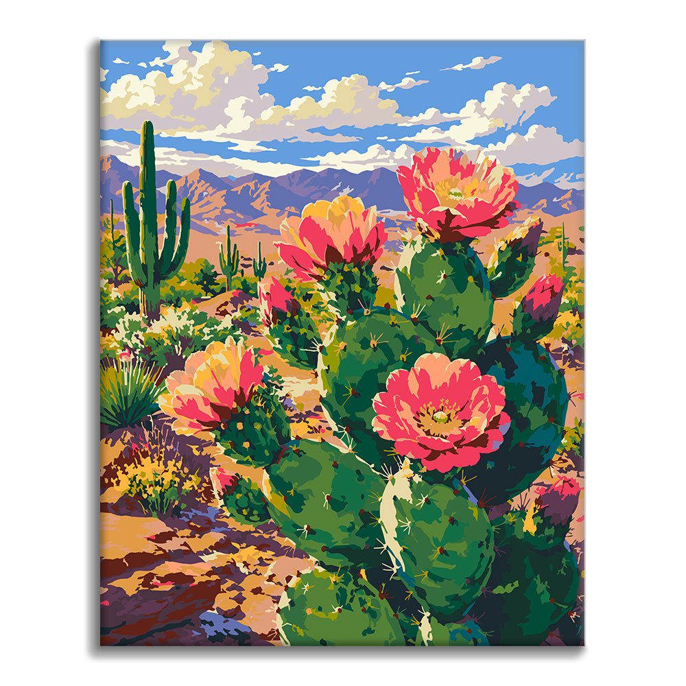 Fiore di cactus – Dipingere con i Numeri