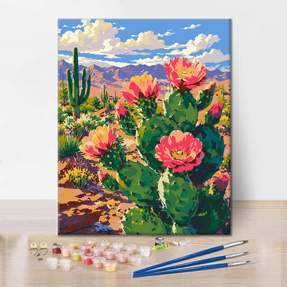 Fiore di cactus – Dipingere con i Numeri