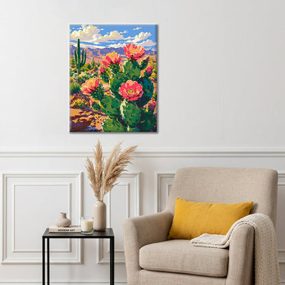 Fiore di cactus – Dipingere con i Numeri