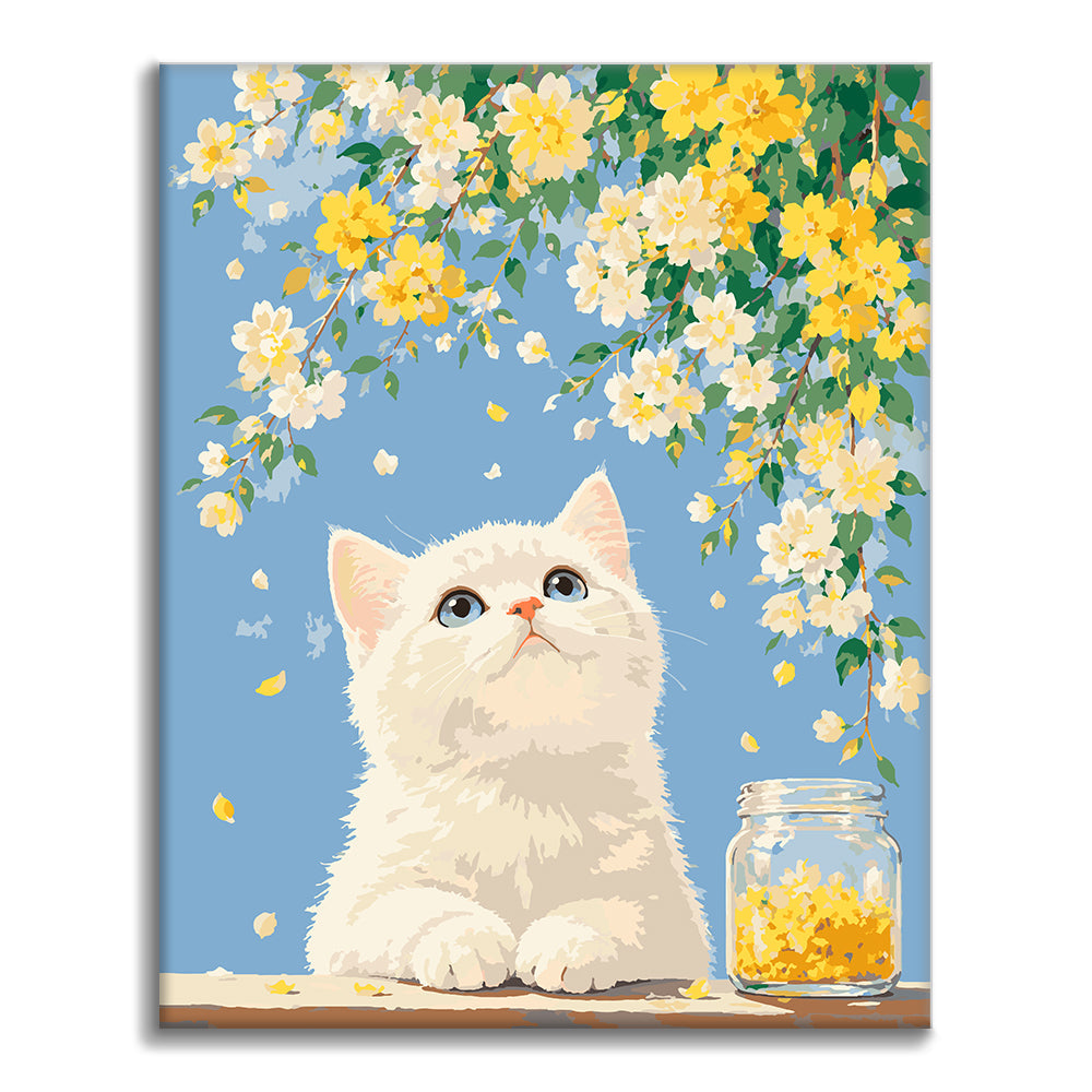 L’estate del gatto – Dipingere con i Numeri
