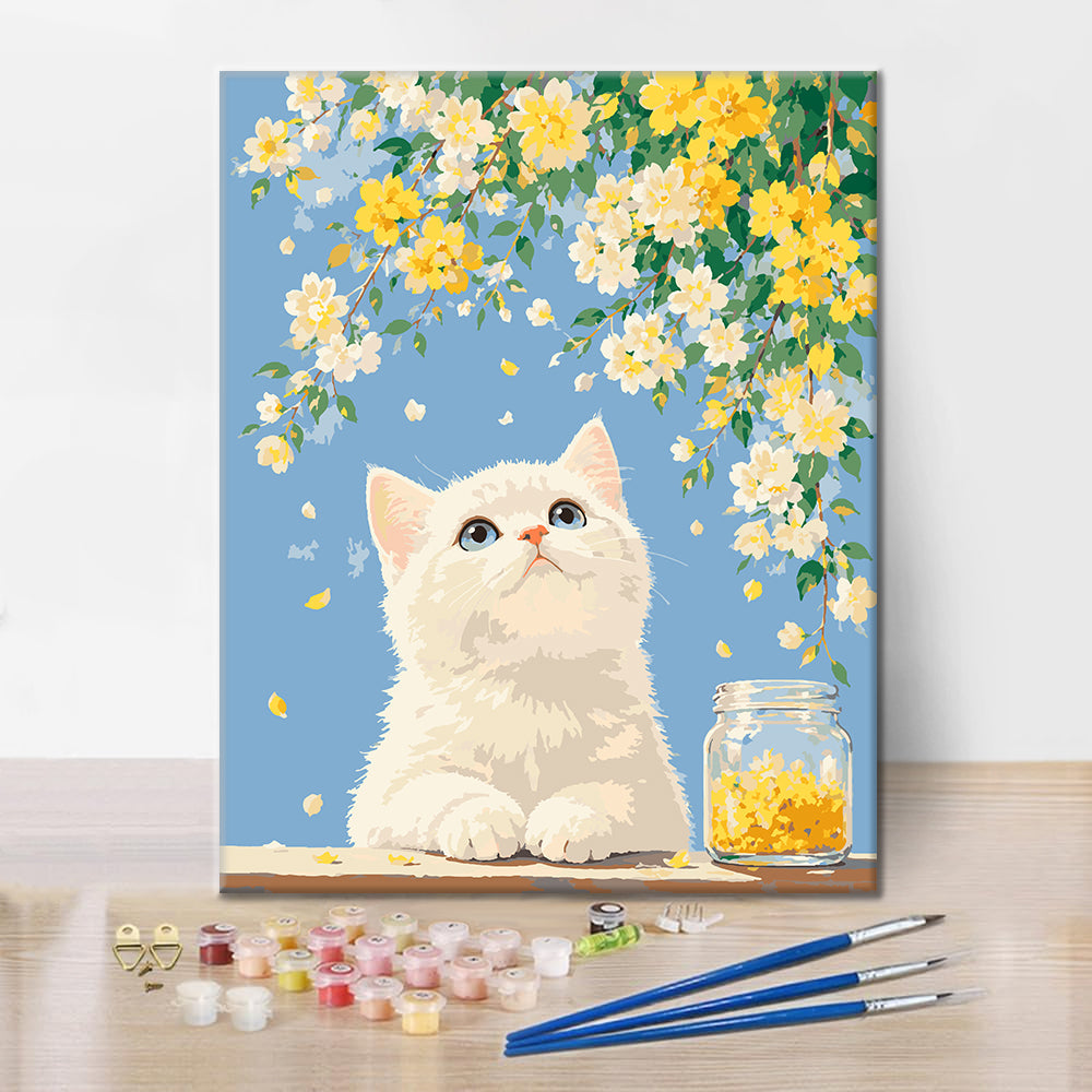 L’estate del gatto – Dipingere con i Numeri