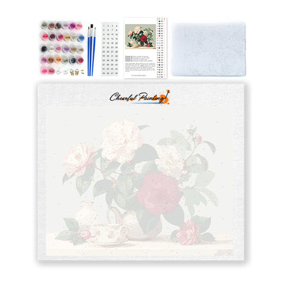 Camelie eleganti – Dipingere con i Numeri