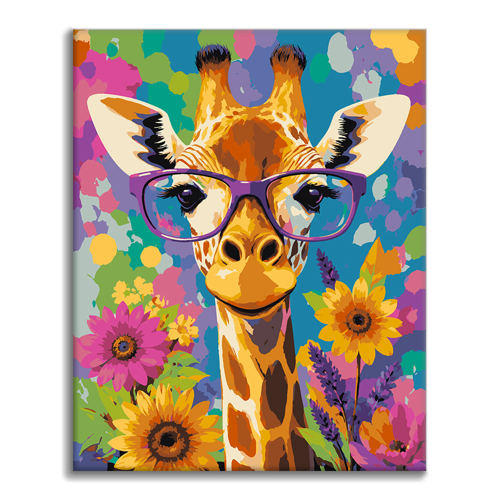 Giraffa hipster – Dipingere con i Numeri