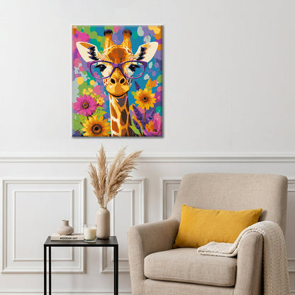 Giraffa hipster – Dipingere con i Numeri
