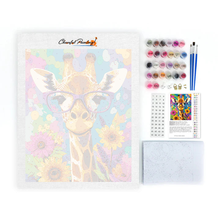 Giraffa hipster – Dipingere con i Numeri
