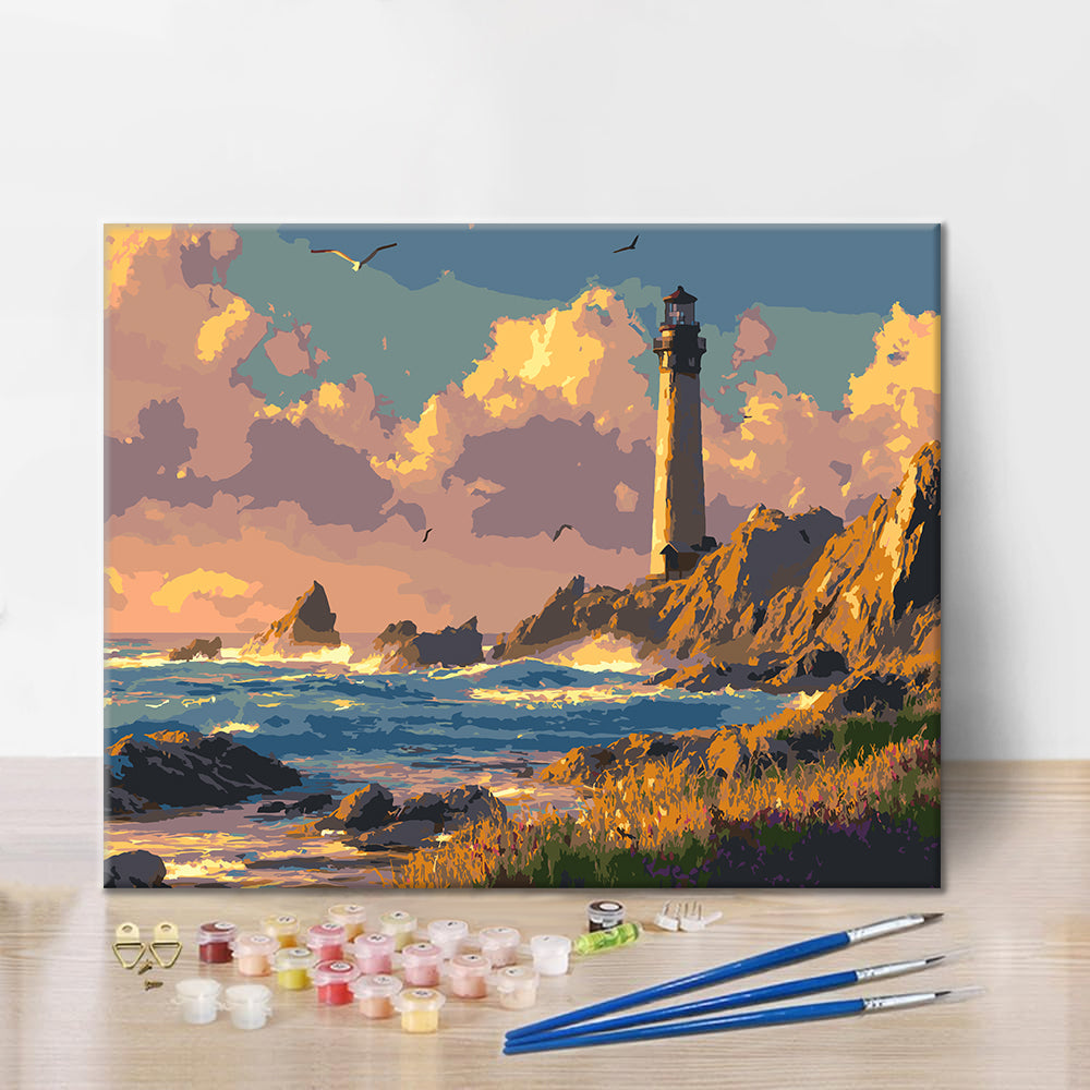 Bagliore del faro – Dipingere con i Numeri