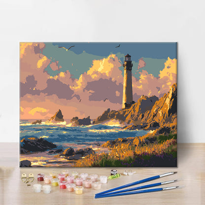 Bagliore del faro – Dipingere con i Numeri