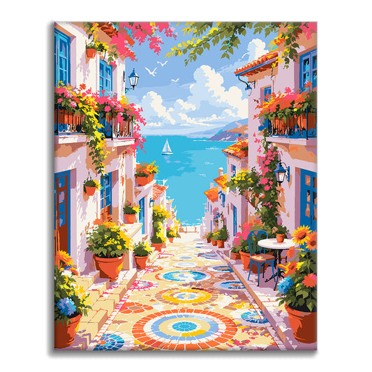 Mosaico mediterraneo – Dipingere con i Numeri