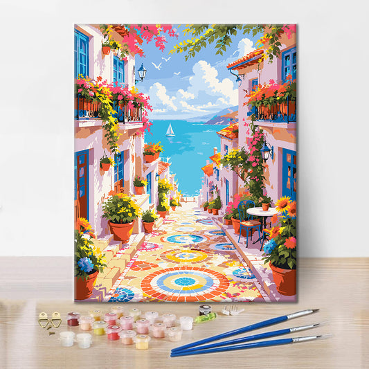 Mosaico mediterraneo – Dipingere con i Numeri