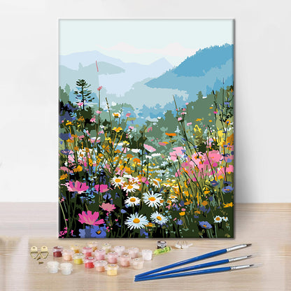 Fioritura di montagna – Dipingere con i Numeri