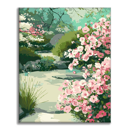 Giardino tranquillo – Dipingere con i Numeri