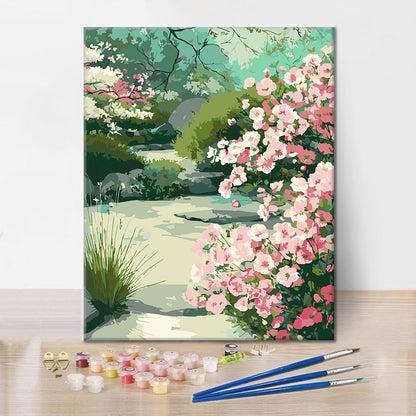 Giardino tranquillo – Dipingere con i Numeri