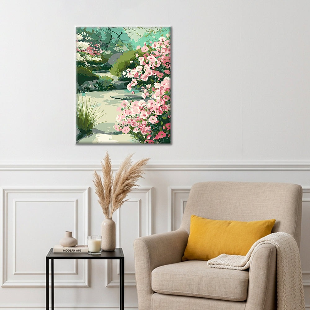 Giardino tranquillo – Dipingere con i Numeri