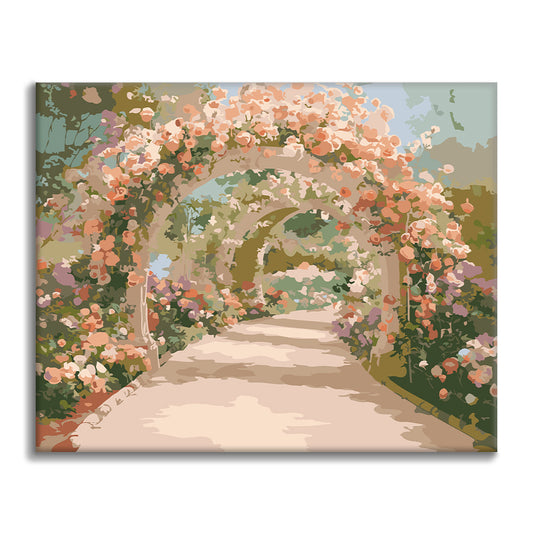 Arco di rose – Dipingere con i Numeri