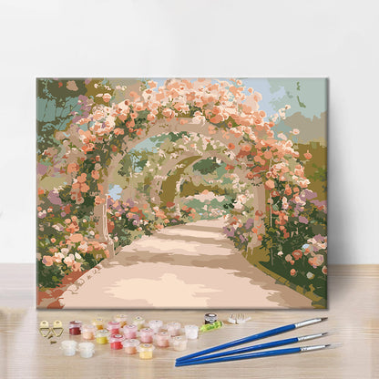 Arco di rose – Dipingere con i Numeri