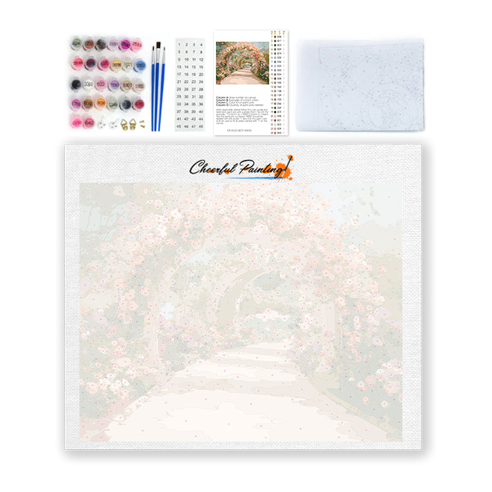 Arco di rose – Dipingere con i Numeri