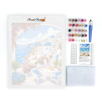 Incanto di Santorini – Dipingere con i Numeri