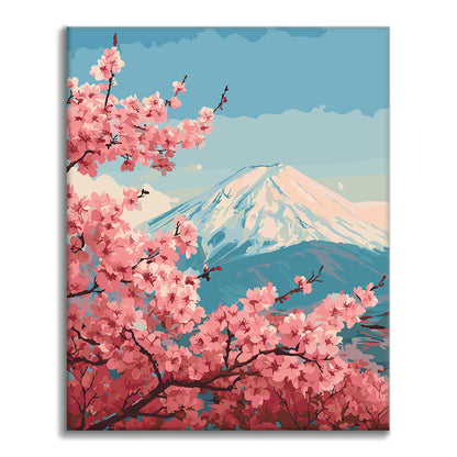 Primavera al Fuji – Dipingere con i Numeri
